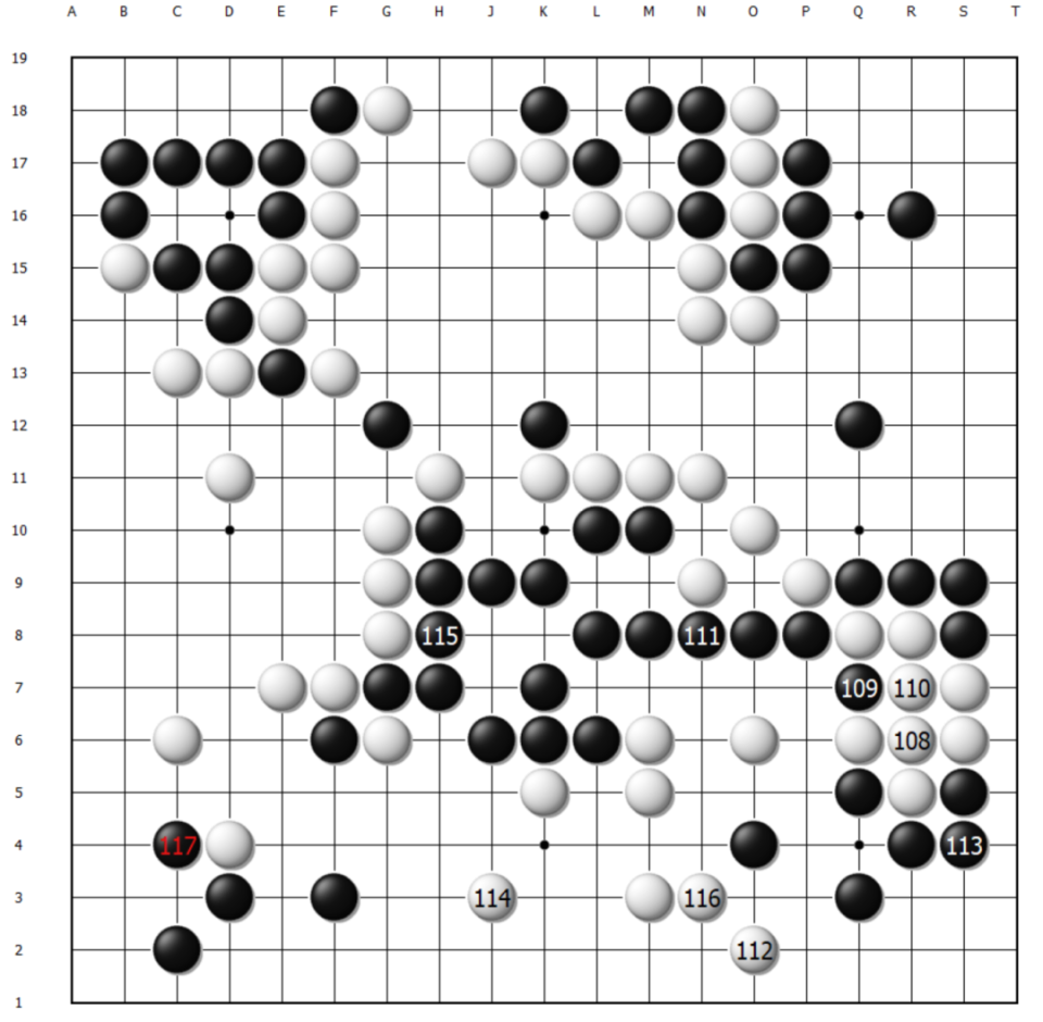 谢科走到B, 穿心之势, 的情况下再